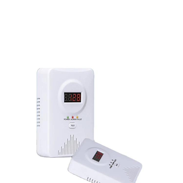 13-YEAR factory AC110V~220V household Methan/lpg gas detector with LCD display