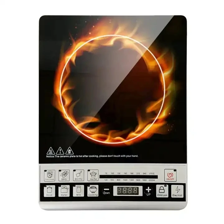 2200w Low Price Durable Electric Cook Top Temperature Sensor Plate Smart Mini Induction Cooker