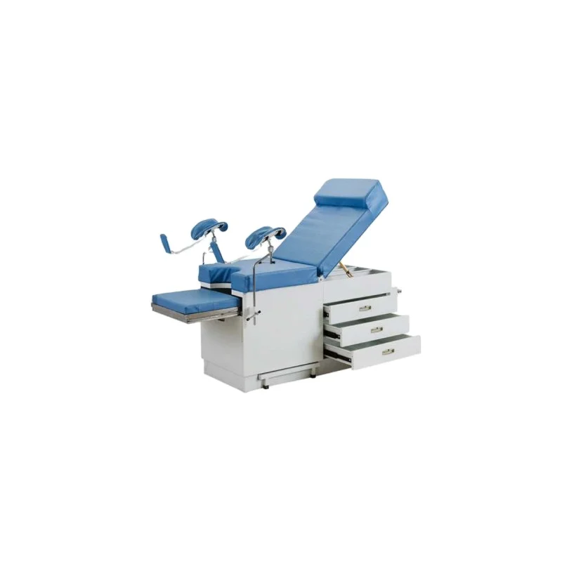 Medical Electric Obstetric And Gynaecology Table Manual Obstetric Delivery Bed Folding Examination Bed