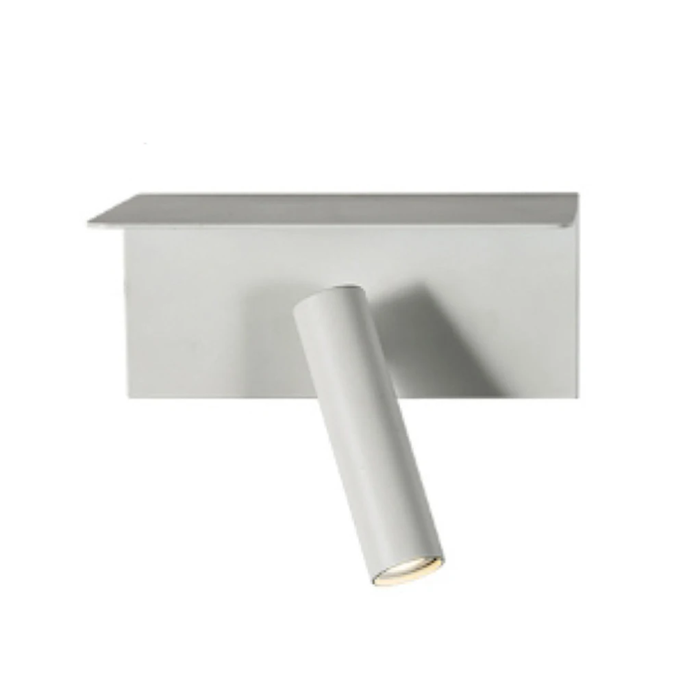 Hotel engineering mobile phone bed holder bedside wall light rack USB charging headboard reading wall lamp for hotel villa