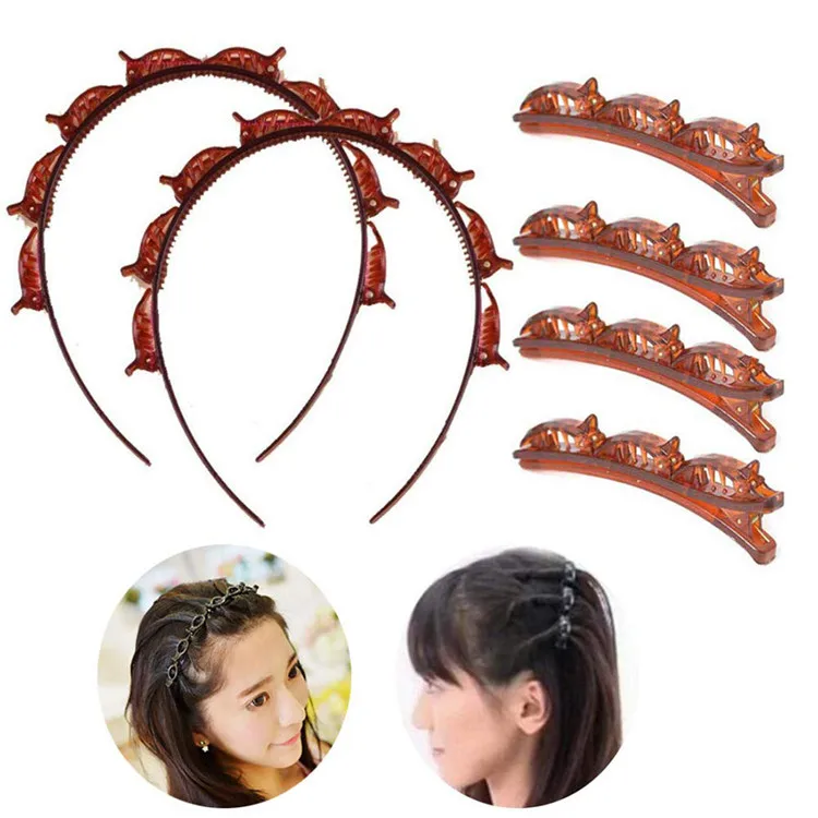 
New Arrival Fashion Hair Clips Double Bangs Hairstyle Hairpin For Women 