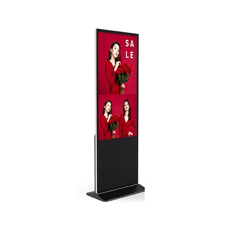 High Quality 65 Inch Floor Standing Touch Screen Kiosk With Lcd Potable 4k Lcd Floor Standing Touch Screen