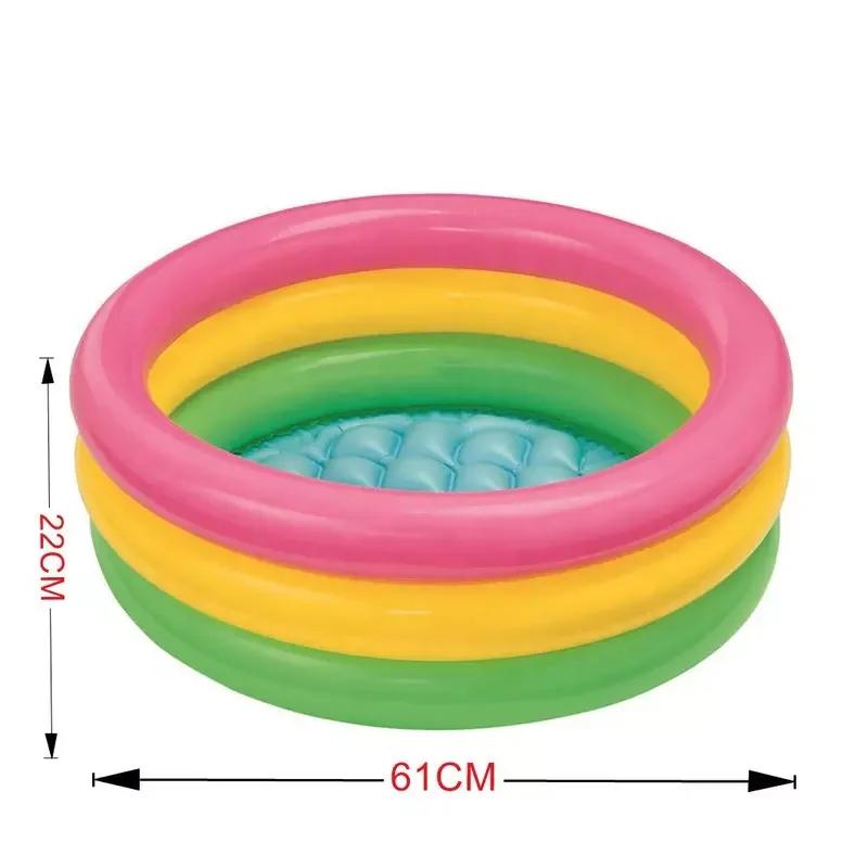 INTEX 57107 Outdoor Inflatable Pool Foldable Colorful Baby Pool Inflatable 3-color Ball Pool