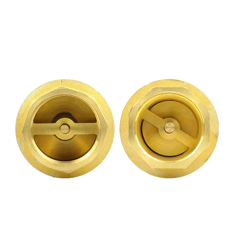 Brass Valves 1/2 To 4 Inch Female Thread Manufacture Vertical Forged Brass Spring Check Valve For Water