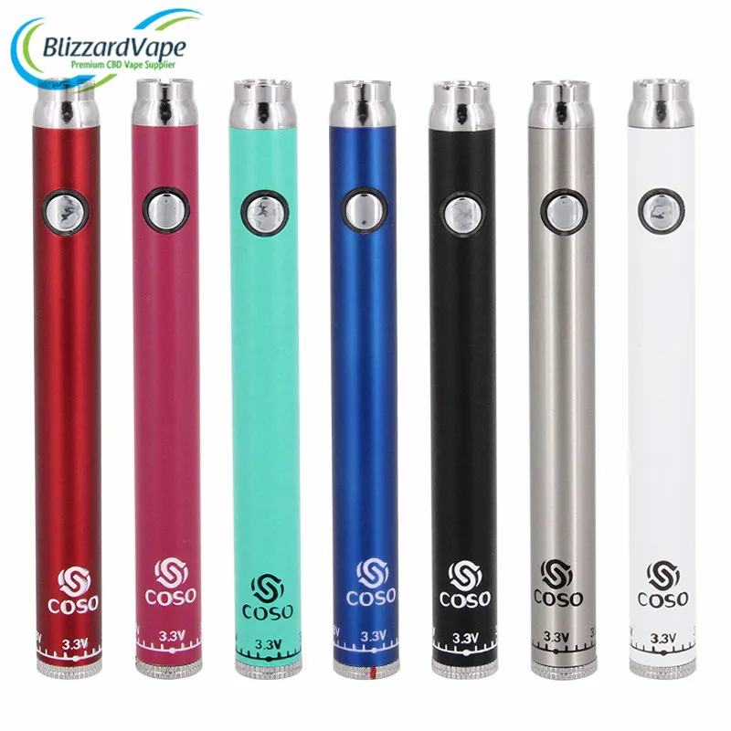 
COSO Twist Slim Pen Twisty Voltage Preheaing Cbd Vape Battery For 510 Carts 