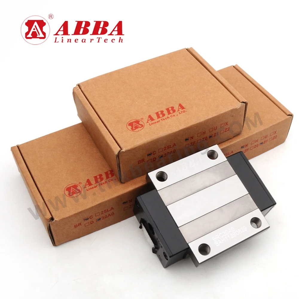 10000% Original Taiwan ABBA CNC Rails Slider Block 30mm BRC30 Any Type BRC30A0 BRC30U0 BRC30SU BRD30 3000mm Bearing Linear Guide