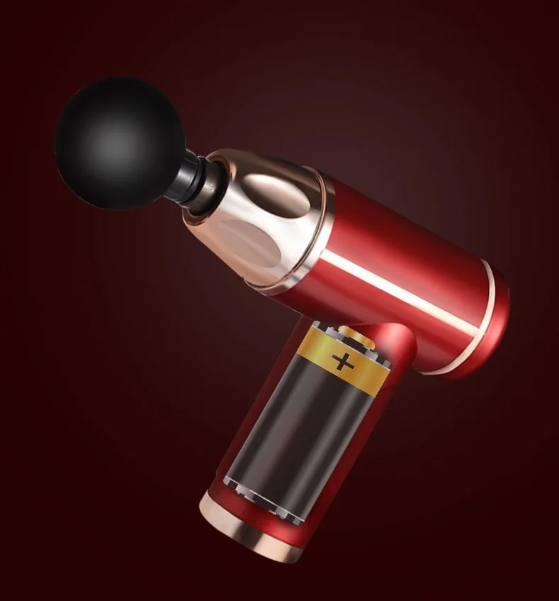 JINBOYANG new style vibrate  professional facial massage gun 321 with four exchange heads