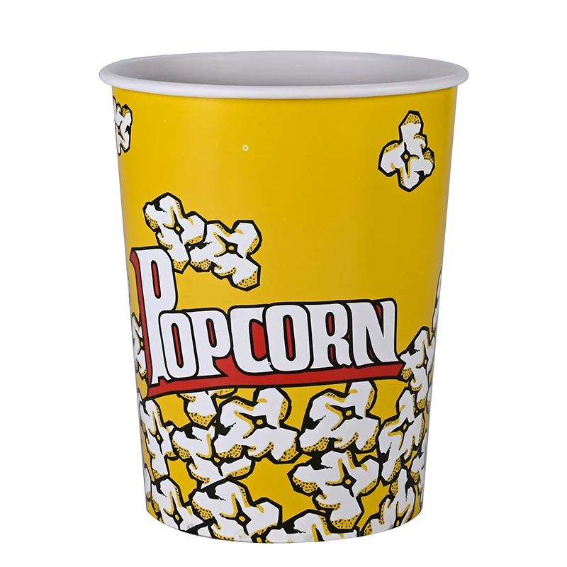 popcorn cups custom logo food packaging containers take away food container disposable 32 oz paper popcorn cups