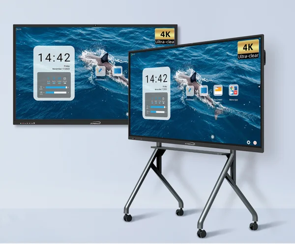 65/75/86/100 Inch  4K Multi-Touch Smart Interactive Flat Panels for Classrooms  Office Meetings  Enhance  Interactive Boards
