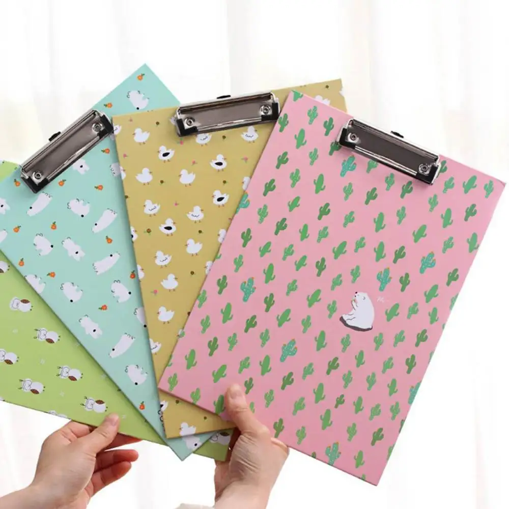 
Fashion Custom Clipboard A4 Candy Color Animal Flower Clipboard 
