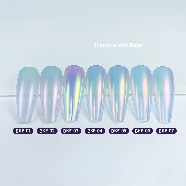 Nail High-End Chameleon Magic Mmirror Powder Optical Chameleon Light-Changing Pearlescent Glitter High-Gloss Makeup Paint