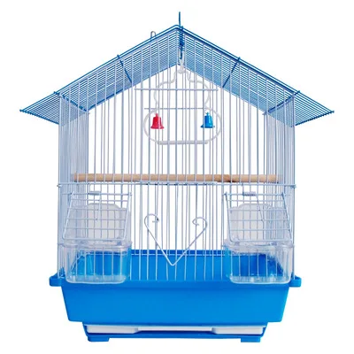 2022 NEW Low MOQ OEM birds cage with plastic trays metal parrot bird cage animal cages