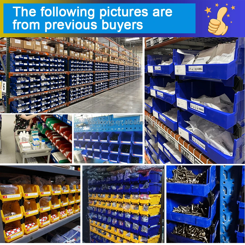 | Tool Organiser Box Rack Shelving Garage Workshop Storage Binthickened Combination Components Bin V1-1310 135*105*76MM 160PC