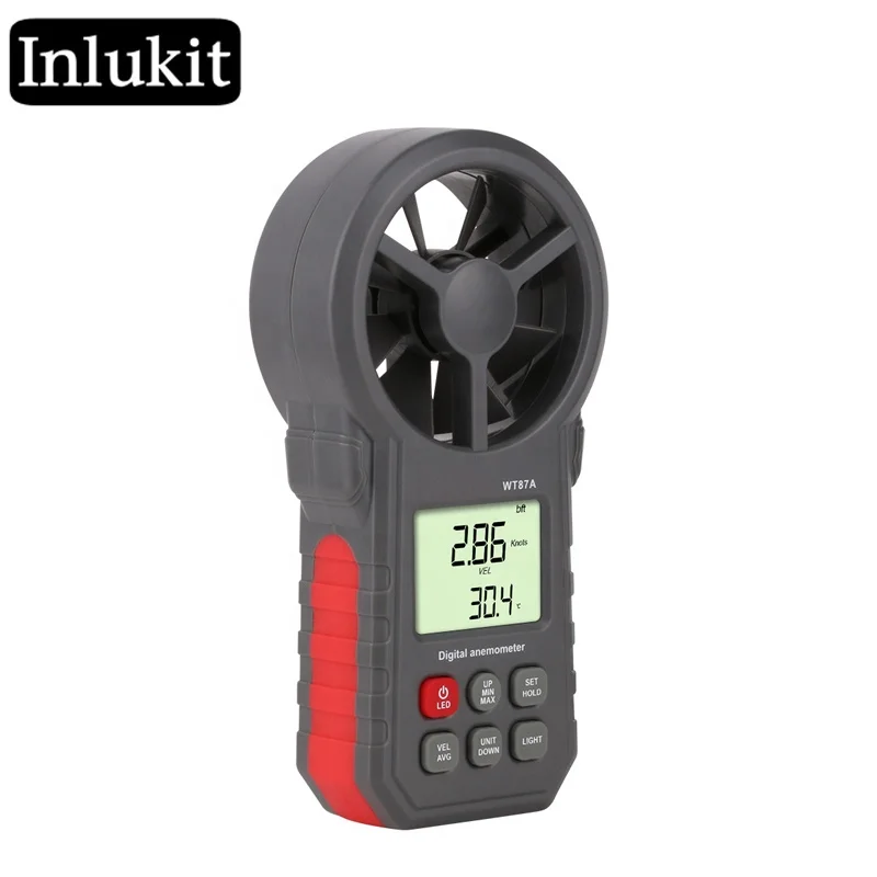 LCD Digital Hand-held tool Wind Speed Gauge Meter Wind meter Digital Anemometer