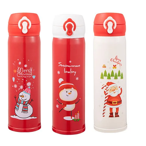 Solid Colors Fashion Stainless Steel Tumbler Cup With bounce Dome Lid water bottle Insulated Vacuum Outdoor Sports Travel Flask