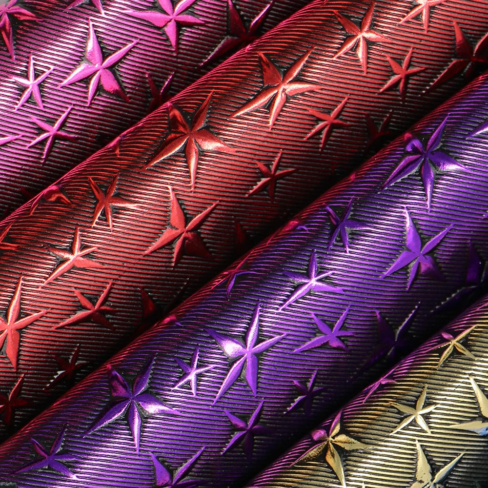 PU Embossed Metallic Leather PU cuero (Forro de los zapatos de cuero de la PU)