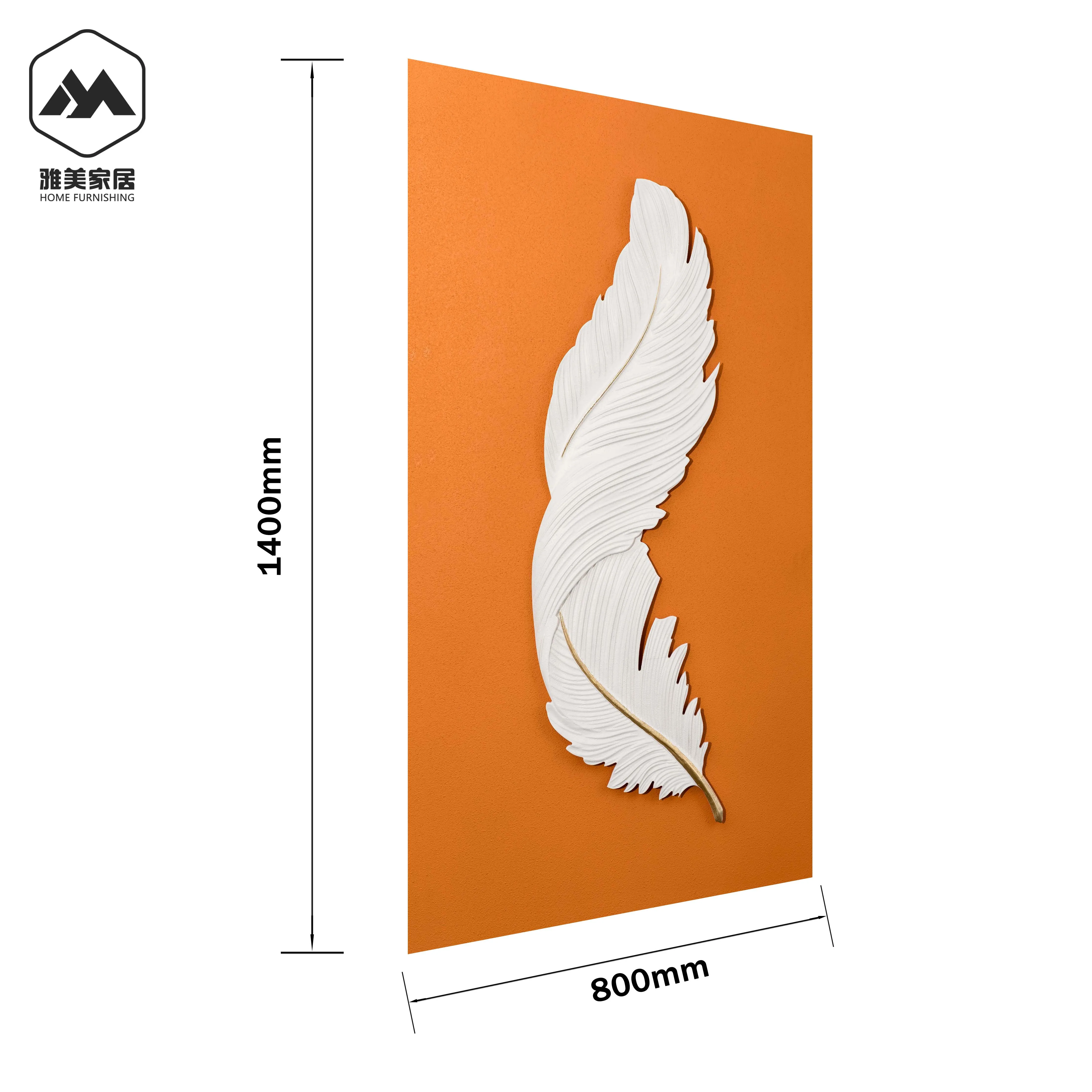 Hotel hanging paintings  3d three-dimensional painting wall decor  Wood carving for porch decoration painting