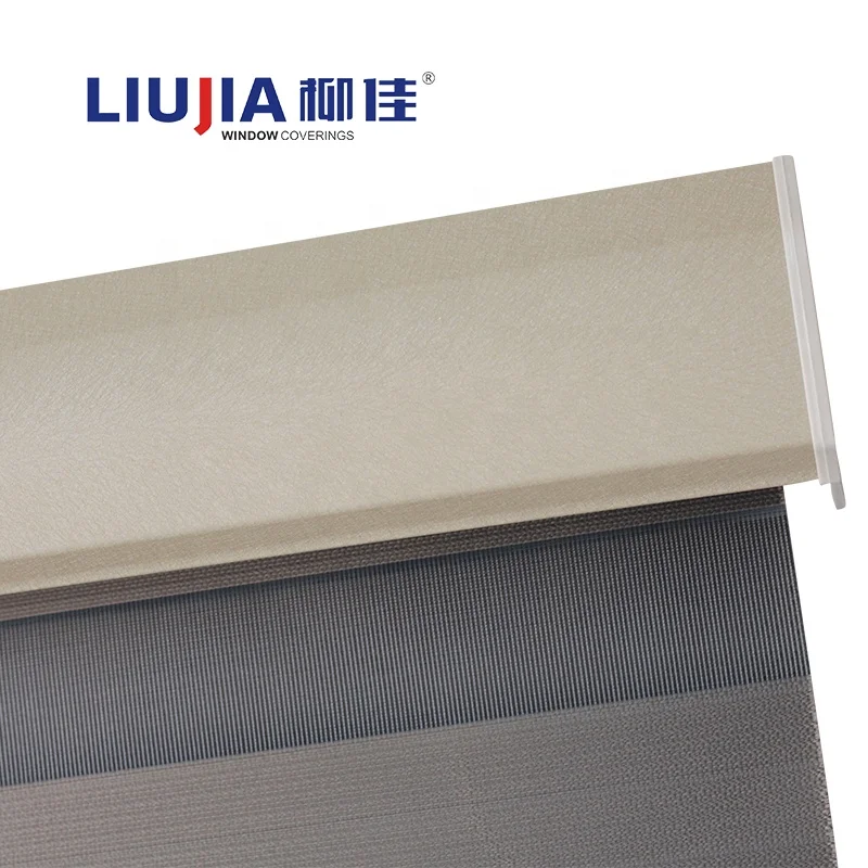 Automatic electric tubular motor lowest price indoor window shades blackout motorized Zebra Roller blinds shades
