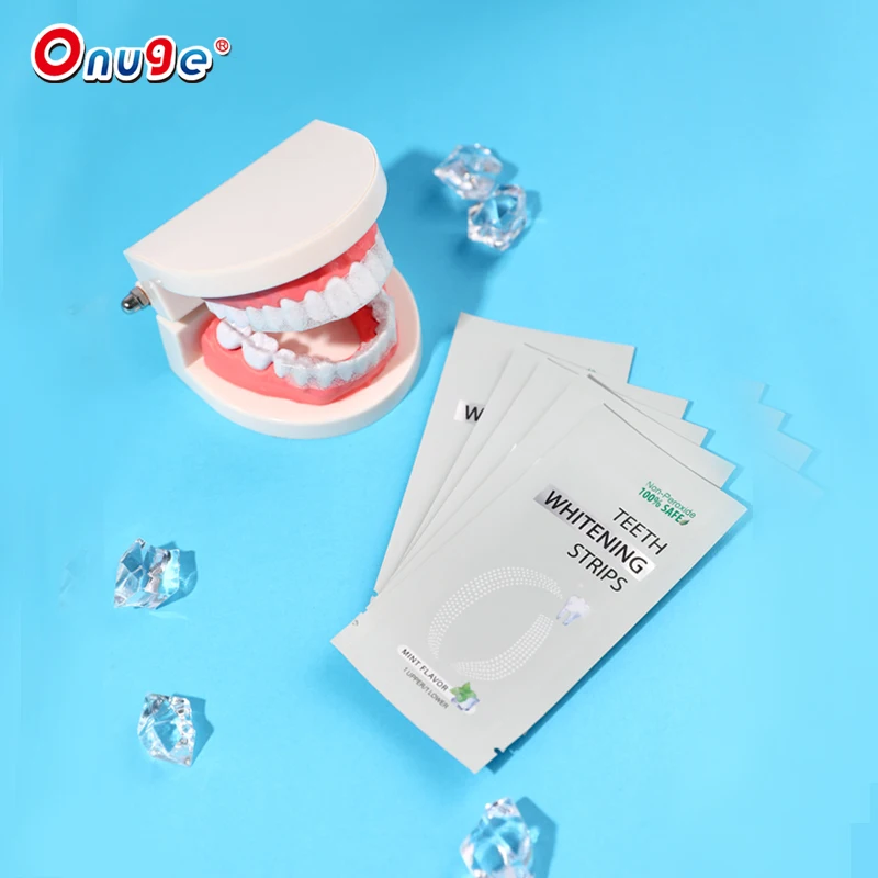 28pcs 5d stains remove tooth bleaching white quality whitening dry strips teeth without peroxide with private label