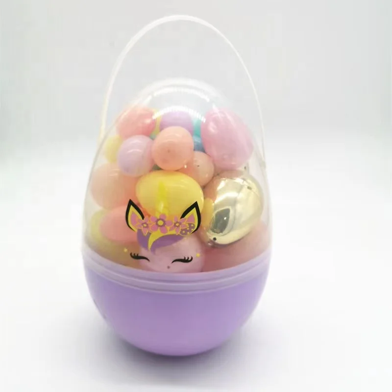 Manufacturers supply 10 inch Easter Eggs with Easter Plain Open eggs
