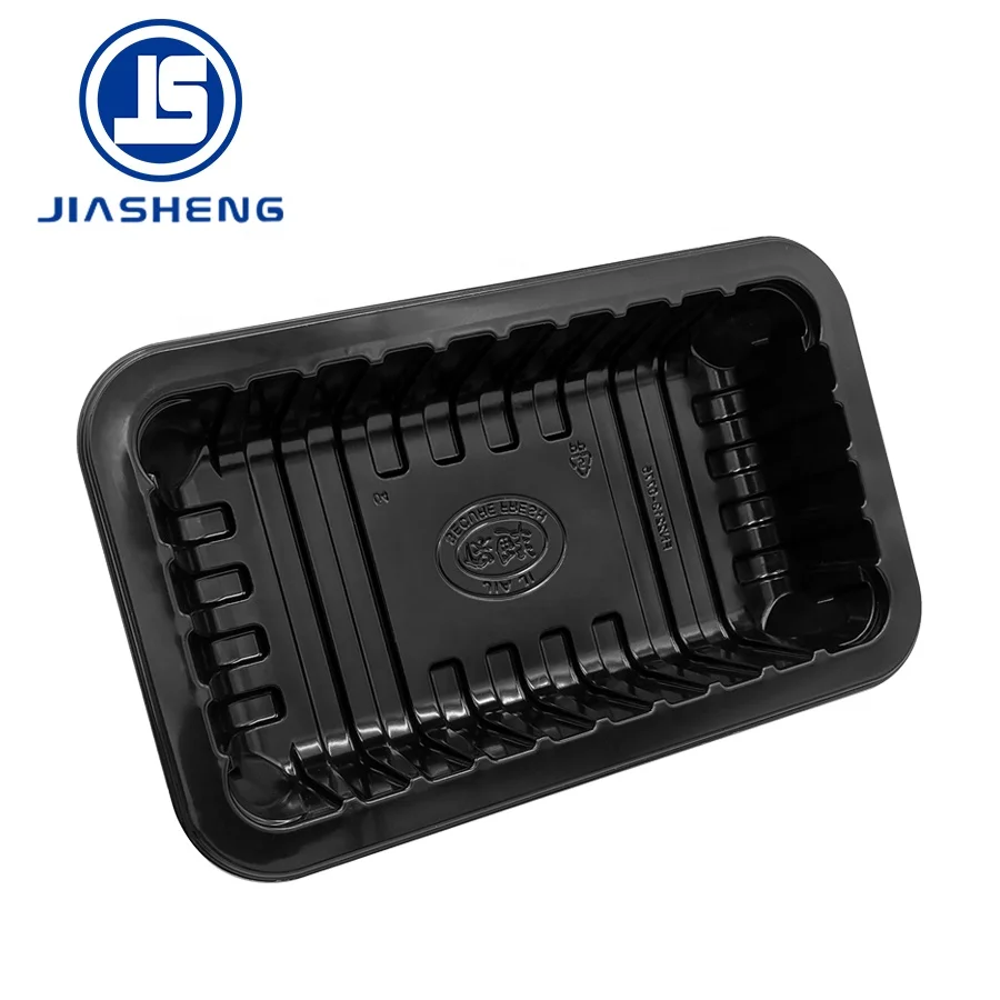 biodegradable fresh food box tray vacuum forming food packaging tray