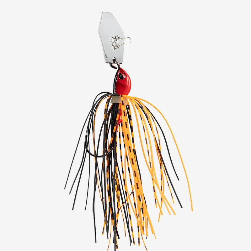 Fishing Chatterbait 3D Eyes Jig Bass Lures Rubber Skirt Spinner Buzzbait Chatter artificial bait