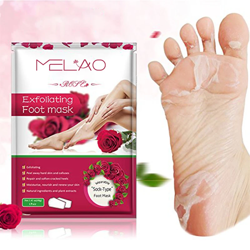 Wholesale Organic Olive Peeling Exfoliating Foot Mask Feet Mask Remove Dead Skin Cuticles Heel Foot Care Pedicure Socks