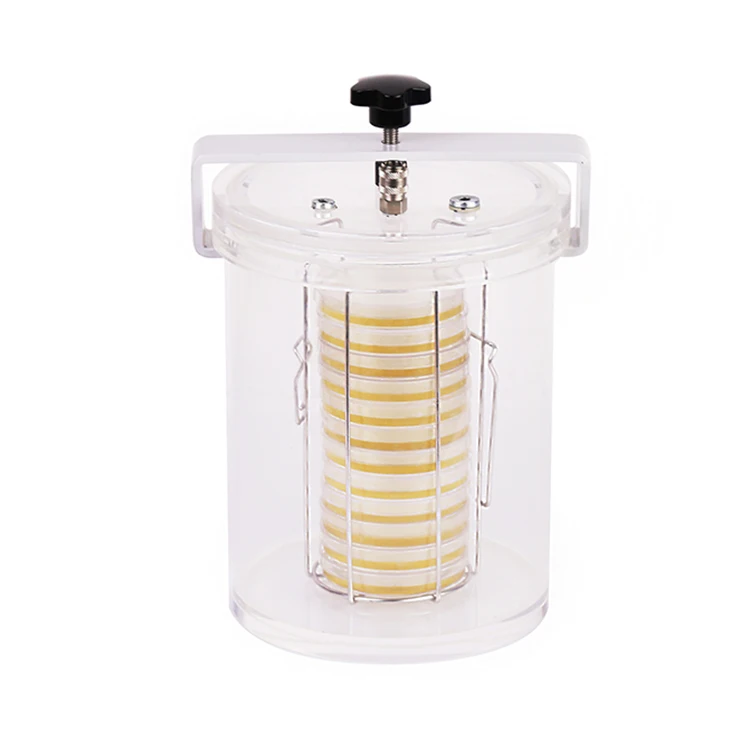 China Manufacturer PVC / PMMA Material Rectangular 2.5L 6L 7L 10L 15L 25L Medical Lab Anaerobic Jar