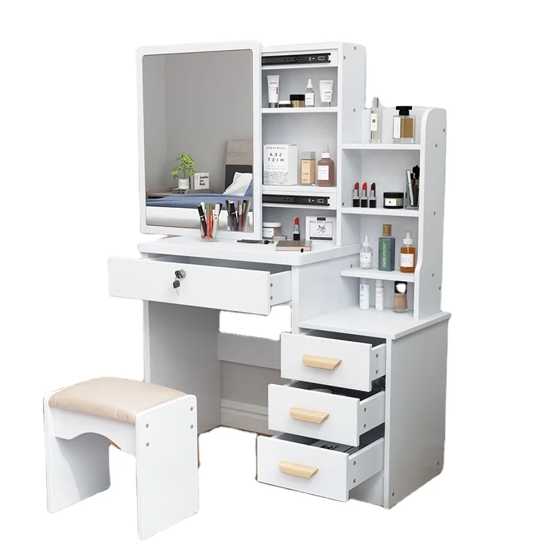 modern luxury make up table set dressing table set for bedroom with mirror