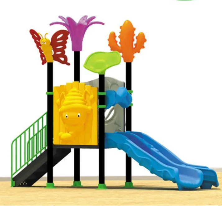 Plastic slides for kids outdoor equipment for park large slides for kids