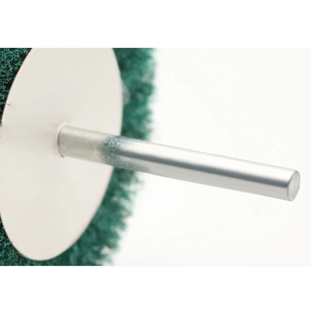 3inch Round Polishing Flap Wheels 50x25mm Non Woven Grinding Shaft Flap Wheel
