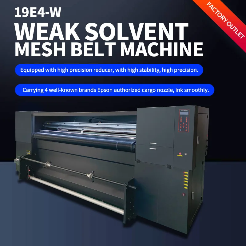 1.9m 2.2m wide format uv hybrid uv roll to roll flatbed printer  for flat and roll material