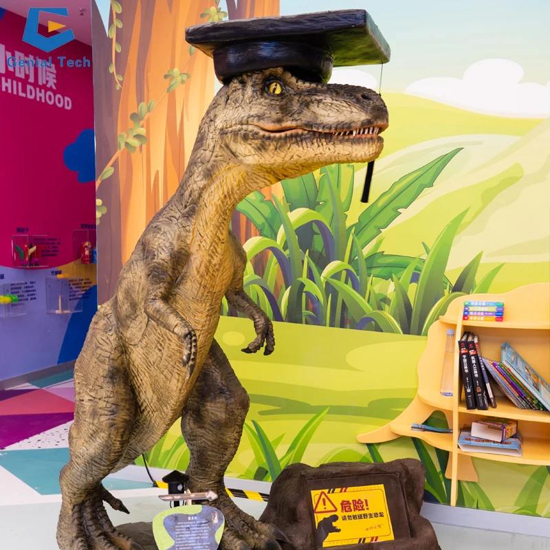 SGD31 High Quality Indoor Animatronic Dinosaur Model Realistic Therizinosaur Dino For Museum