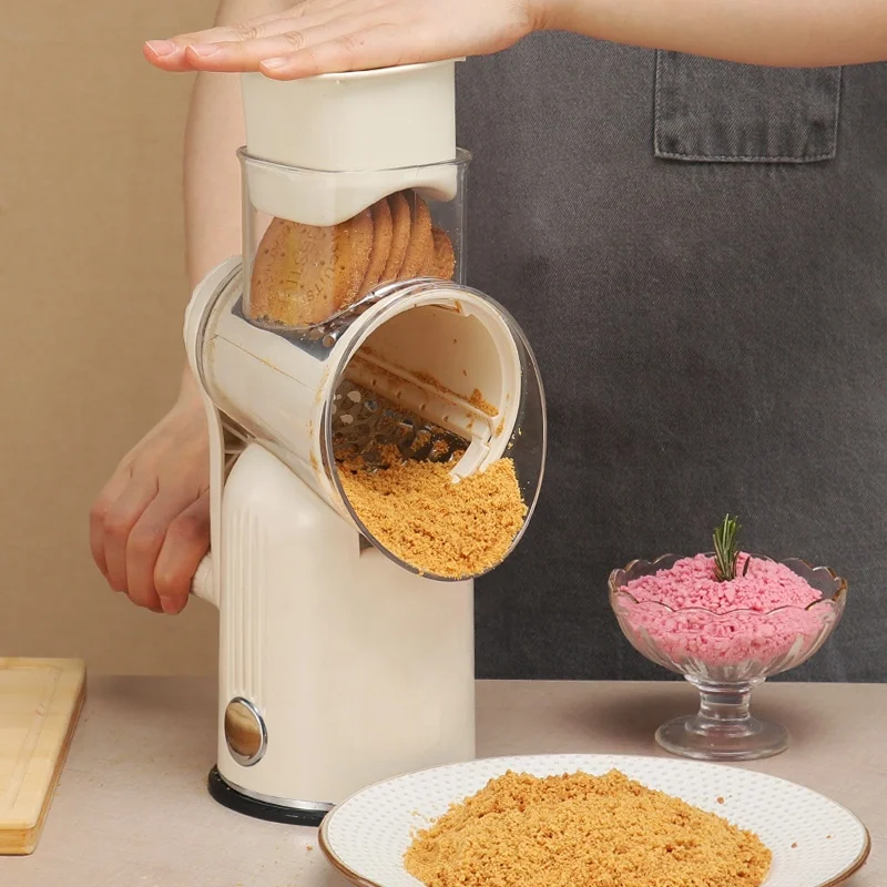KOK multifunctional plastic fruit & vegetable tools mini shredder - julienne slicer - cassava grater - manual food dicer