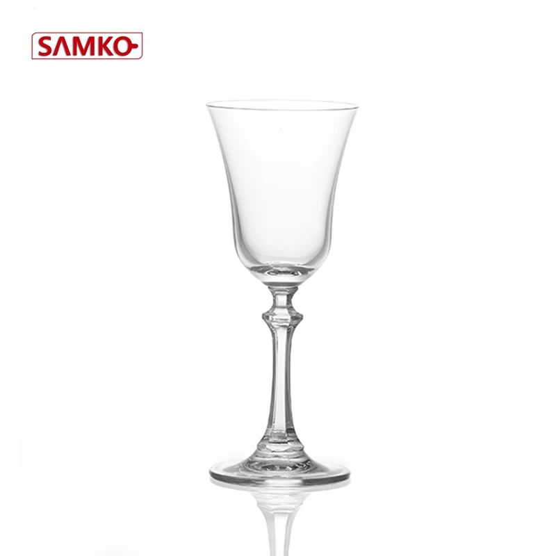 210ml amazon top crystal water cup white wine glass goblet wedding wine glass