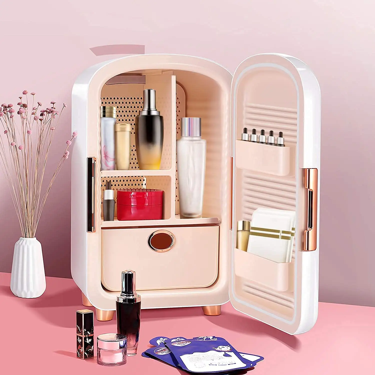 12L new products semiconductor mini fridge  beauty refrigerators for cosmetic mini makeup fridge