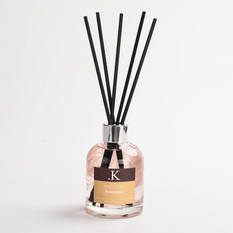 
new product reed diffuser glass bottle aroma diffuser flower diffuser for home hotel 