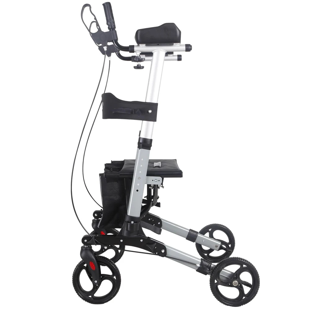 Best Choice Lightweight Foldable Portable Rolling Walkers 4 Wheels Walking Walker Rollator