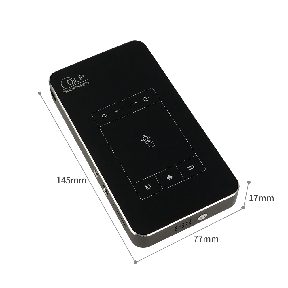 Dlp Wi-Fi Pico Mini 4K ручной проектор 1920X1080P телефон Proyektortouch Panel Touch Pad Портативный для