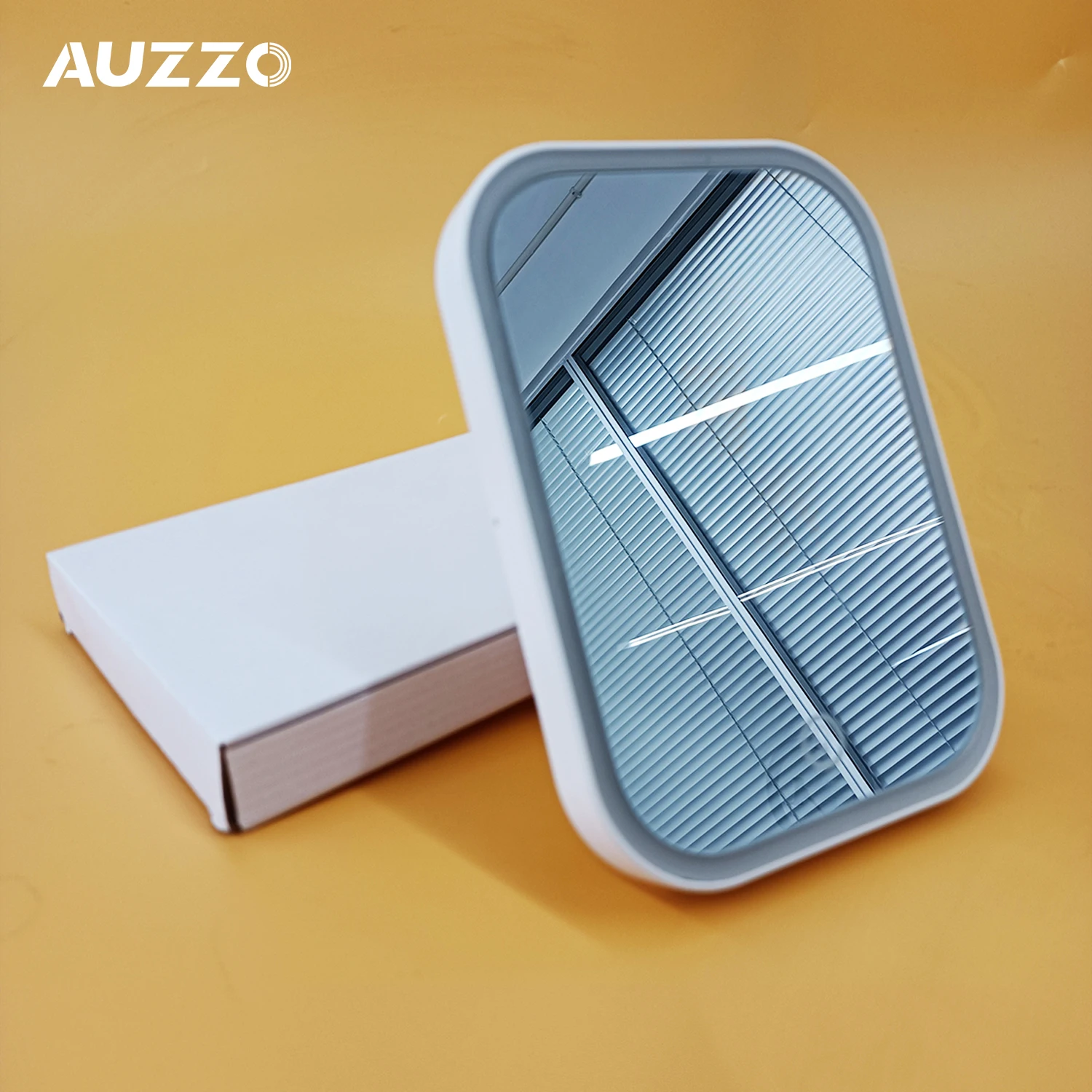 AUZZO 2023 Wholesale Custom Led Lighted Makeup Mirror Travel Desktop Dressing Table Portable Mirror For Women Girls