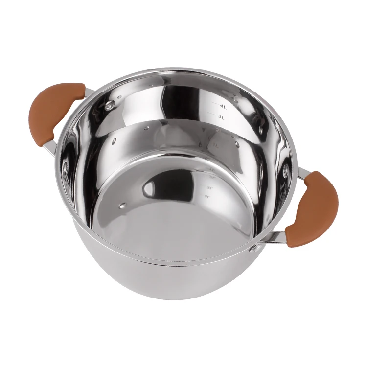 Кастрюля для соуса из нержавеющей стали 304, кастрюля с отпаривателем