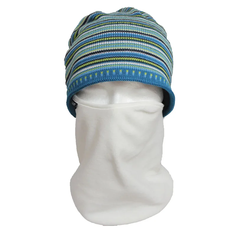 Custom Logo Acrylic Knitted Winter Hats Custom Striped Beanie Kids Stripe Hats