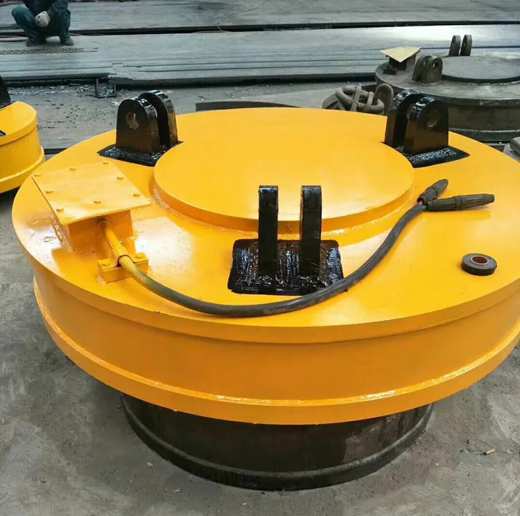 Crane Electric Magnet Use for Lifting Scrap Irons Circular Lifting Electromagnet for Excavator New Product 2020 Customised PLC