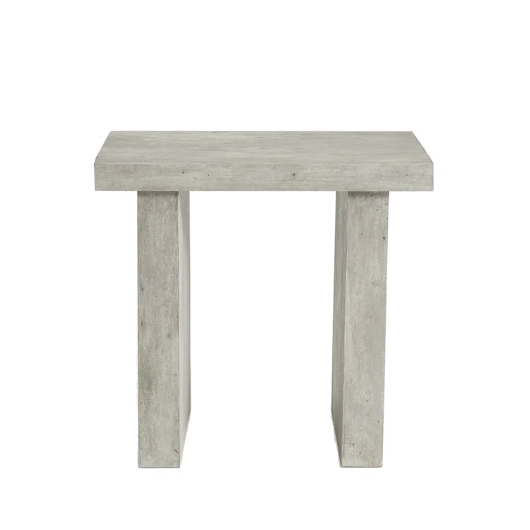 Minimalism design Outdoor Garden Patio side table Full concrete modern coffee table