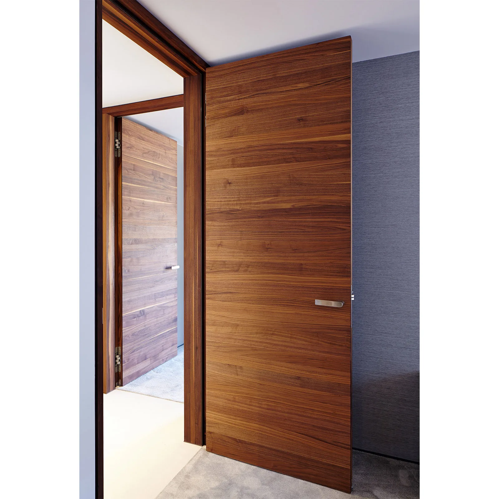 Ikealuminum 2024 NFRC outside solid puja room door designs wood main door designs teak double leaf wood wooden door For home