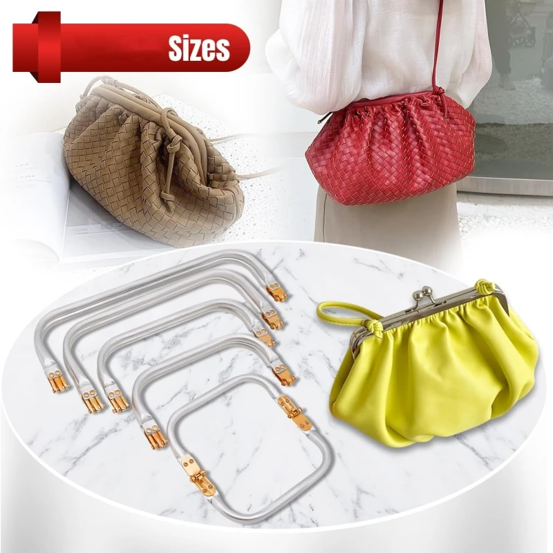 hot sale Purse Frame,Rectangle Purse Hardware with Frame Lock for DIY Purse Making Supplies Sewing Bag Crafts