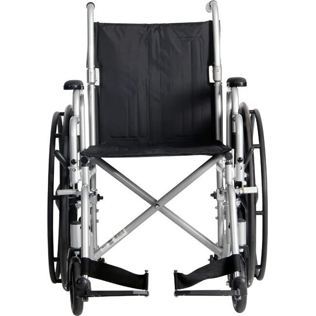 Convertible Aluminum lightweight 6 wheel transport wheelchair manual detachable wheelchair adjustable wheelchair