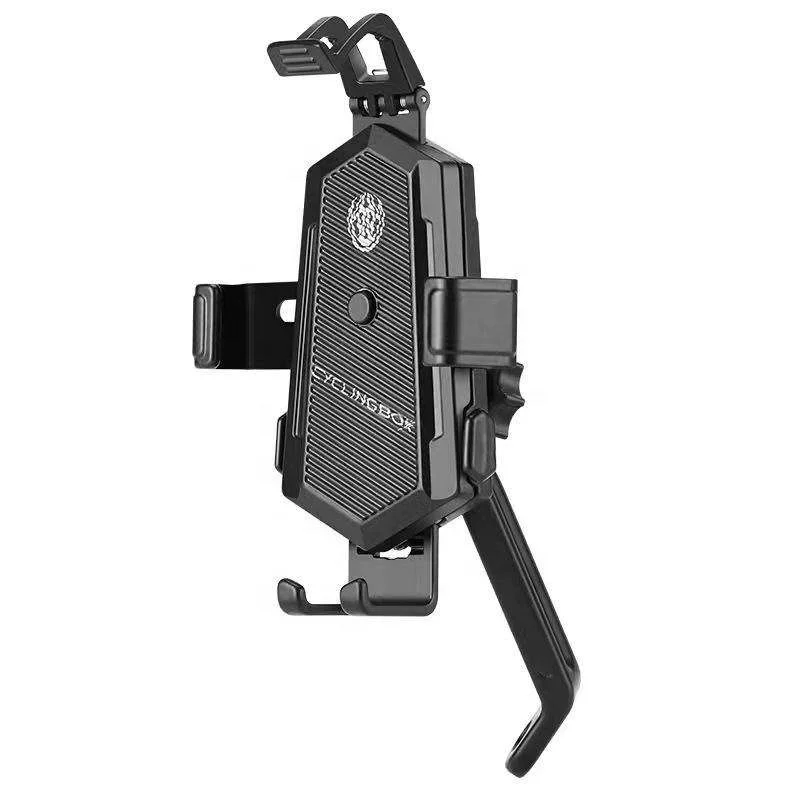 Aluminum Alloy Handle Mobile Phone Holder For Bike Motorcycle Mount Phone Holder
