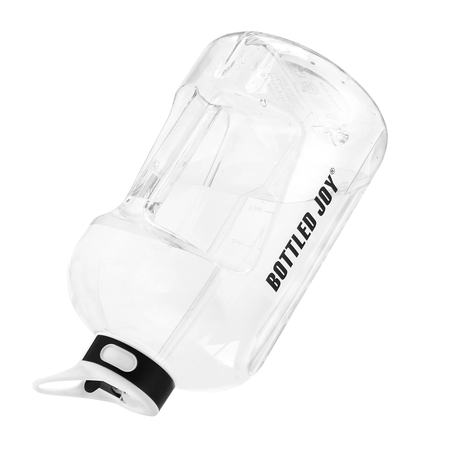 1 gallon water bottle with straw  Gym sports bottle with Measurement  Large Water Jug  with handle wholesale