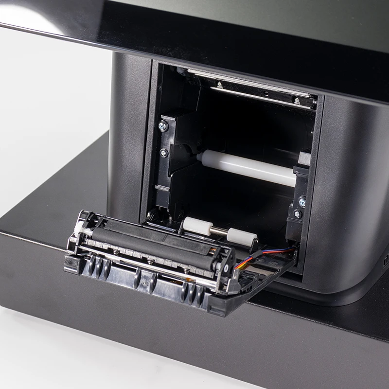 15.6 inch touch Windows system camera ticket kiosk machine with 80mm printer Barcode scanner NFC